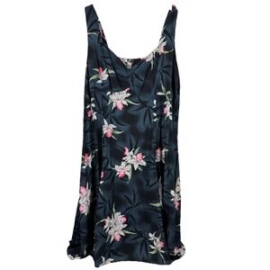 TWO PALMS Womens Sundress v-neck Hawaiian Floral - 3XL‎